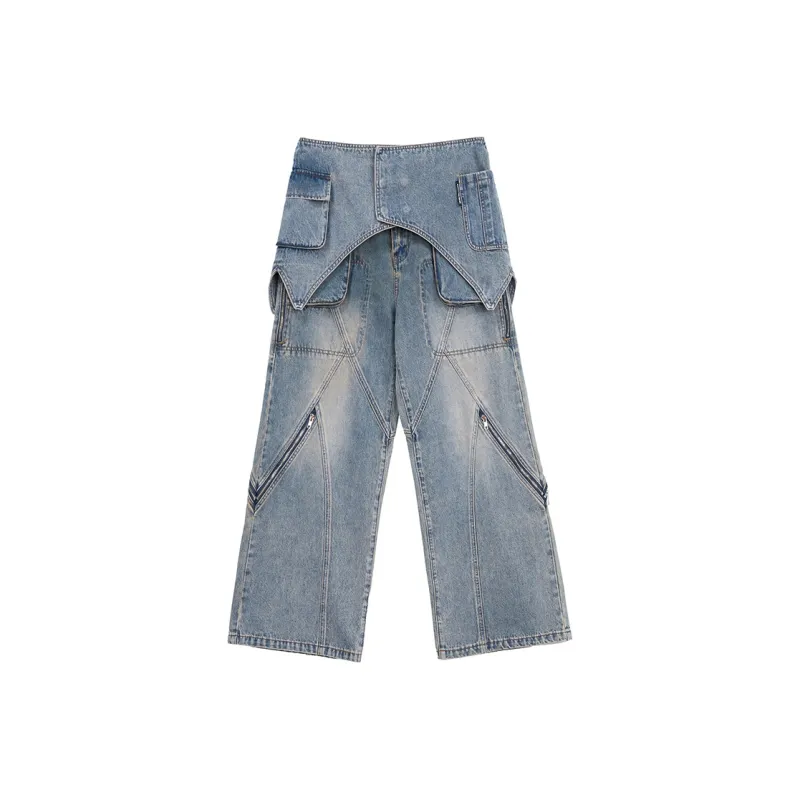 VANN VALRENCÉ Jeans Unisex Denim Blue-0