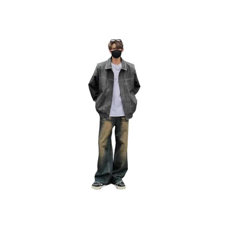FOR FEAR THAT Leather Jacket Unisex-7