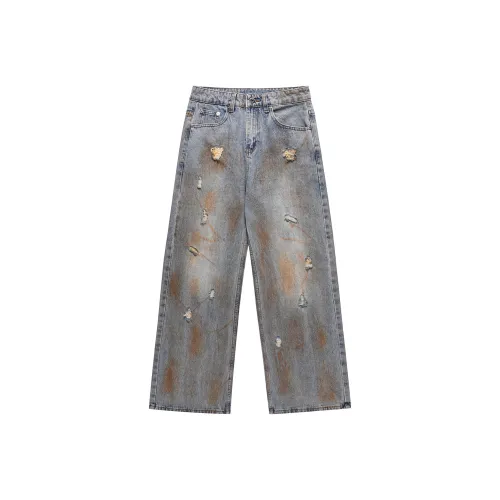 MT99 Jeans Unisex Vintage Blue