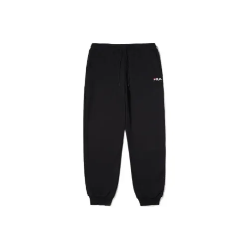 FILA Knitted Sweatpants Unisex Black