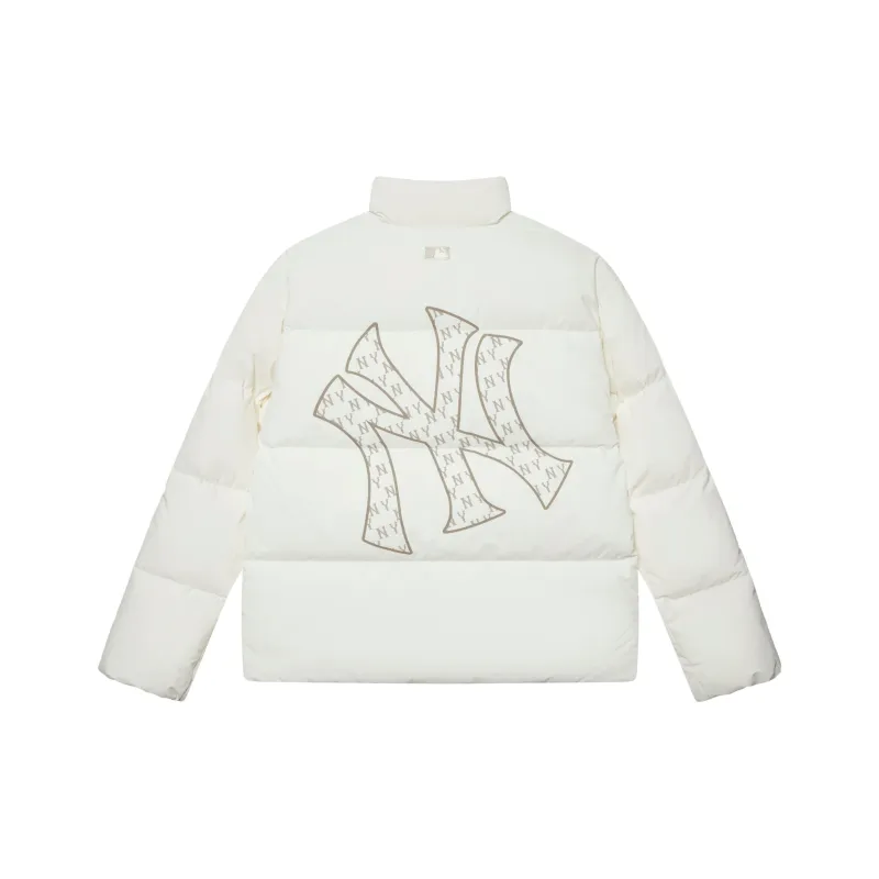 MLB MONOGRAM Collection New York Yankees FW24 Down Jacket Unisex Cream-0