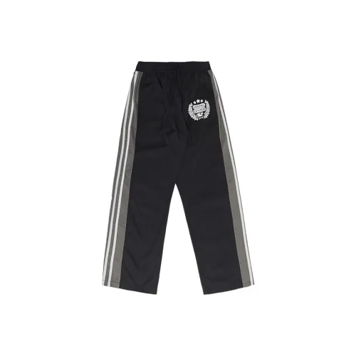 Crying Center Knitted Sweatpants Men Black Gray Color