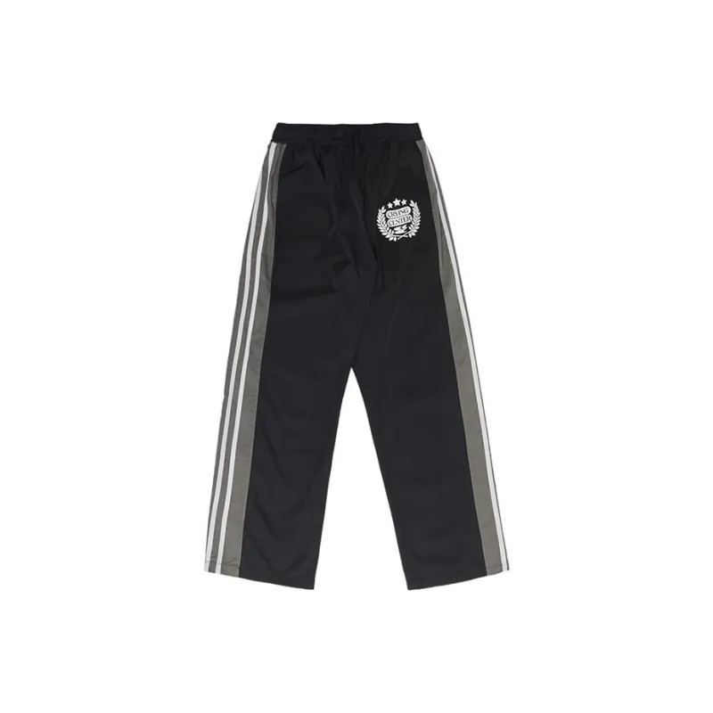 Crying Center Knitted Sweatpants Men Black Gray Color-0