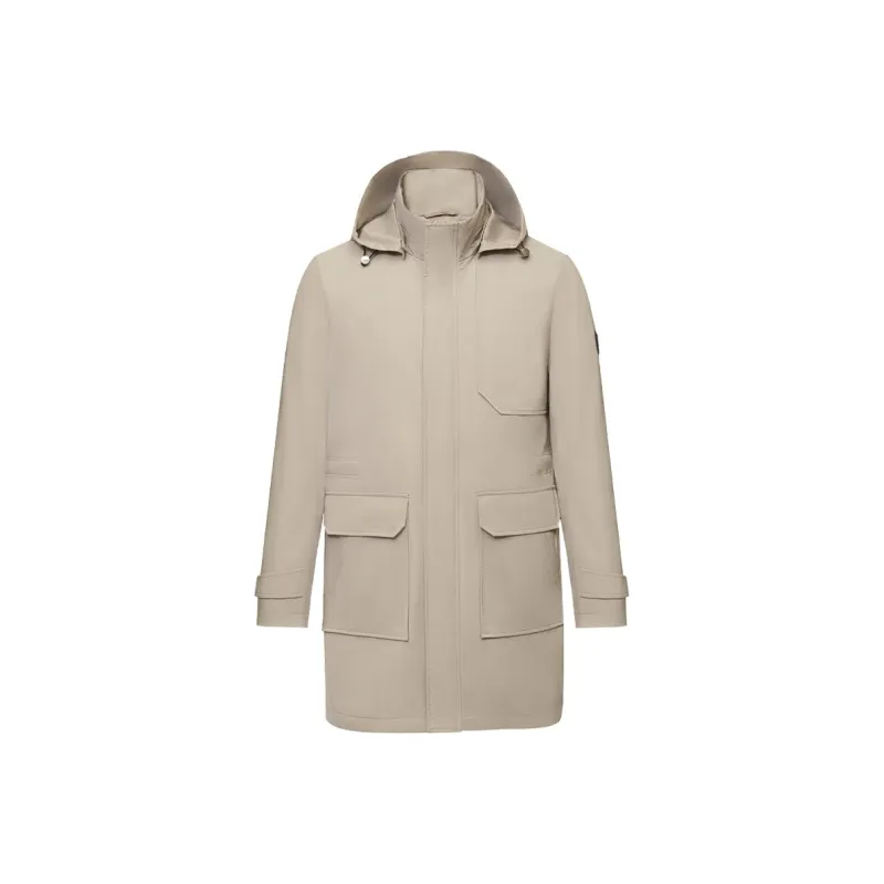 DANIEL HECHTER Trench Coat Men's Khaki-0