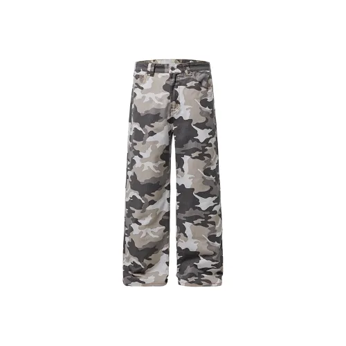Peacebird Apparel Tank Tops Women Gray Camouflage