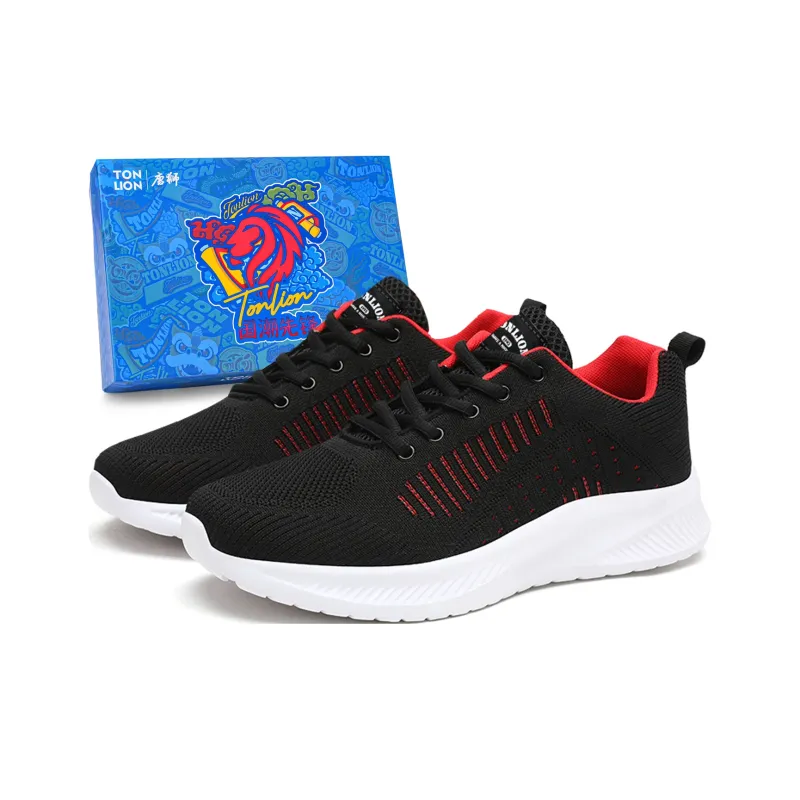 Tonlion Cushioned Anti-Slip Wear-Resistant Breathable Moisture-Wicking Lightweight Low-Top Running Shoes Men's-9