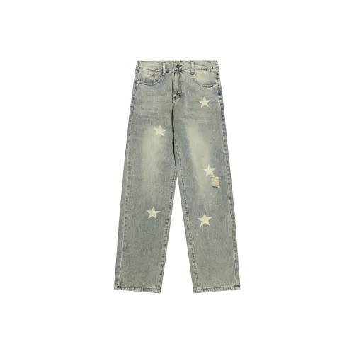 Concubine Zhu Jeans Unisex Yellow Mud