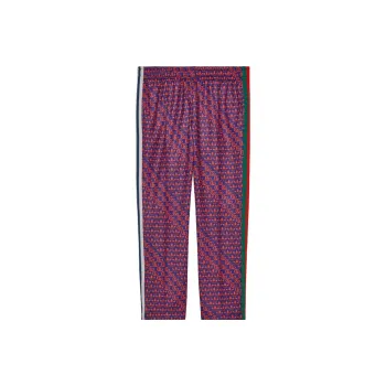 GUCCI X Adidas Double G And Trefoil Print Sweatpants