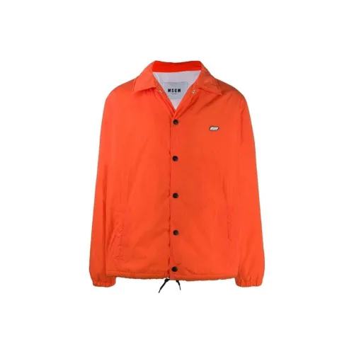 MSGM 오렌지 남성 자켓