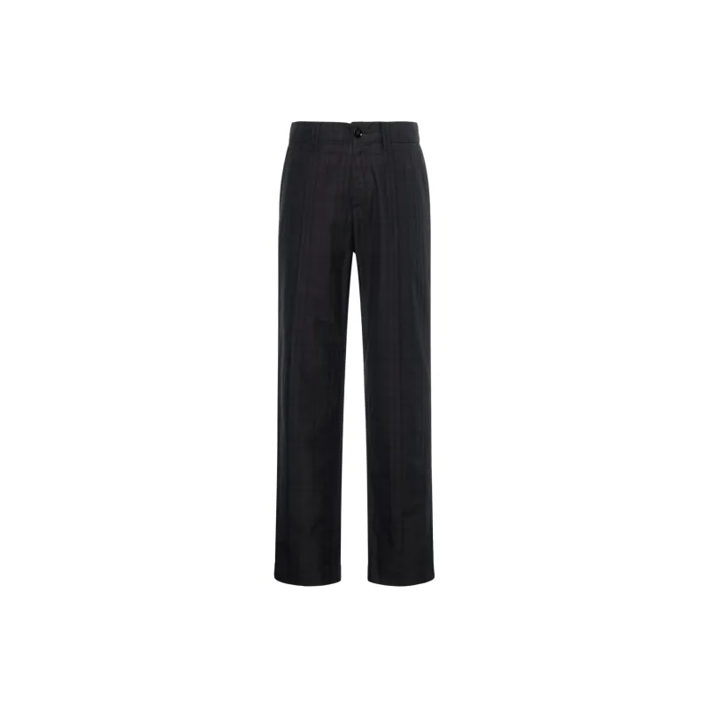 Burberry Check-pattern Tailored Trousers-0