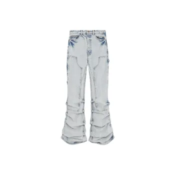 WE11DONE SS24 Jeans Men's Light Blue