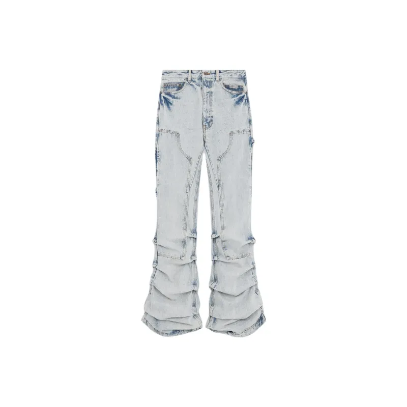 WE11DONE SS24 Jeans Men's Light Blue-0