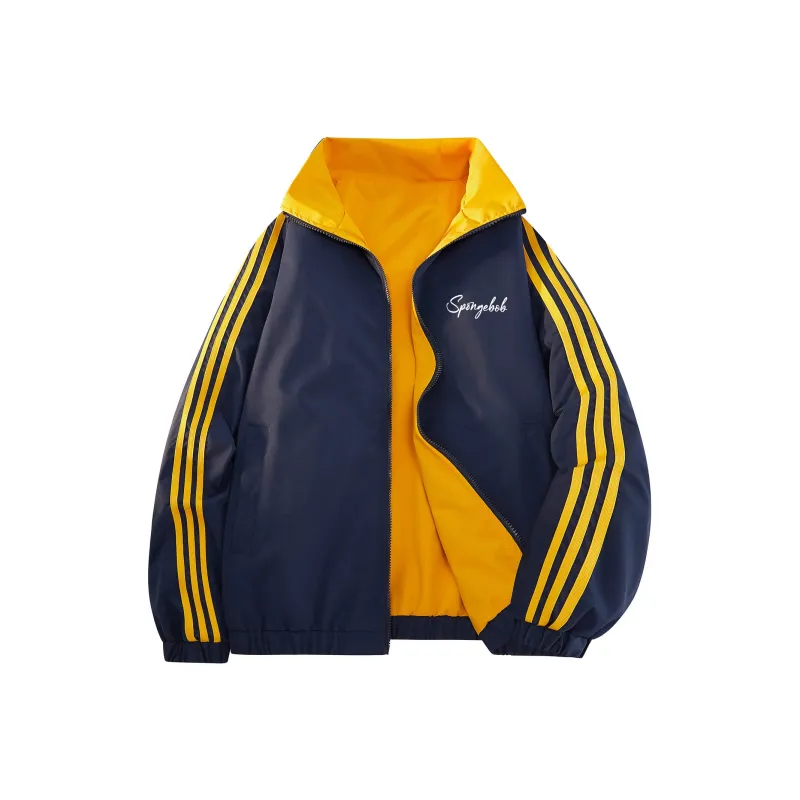 SPONGEBOB SQUAREPANTS Jackets Coats Unisex Navy Blue-3