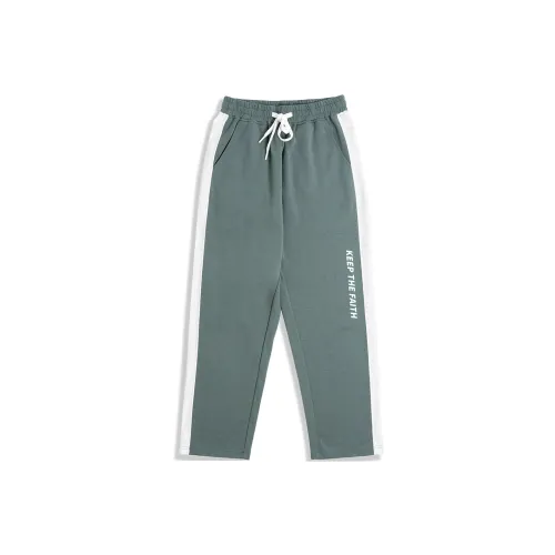 BD.POWER UP+ Wide Leg Casual pants kardashian Unisex Gray Green