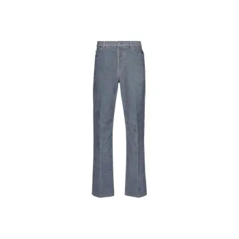 Ferragamo Logo patch Straight leg Jeans