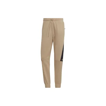 Adidas Qi White Stone Co-branded Model Knitted Sweatpants Men Beige