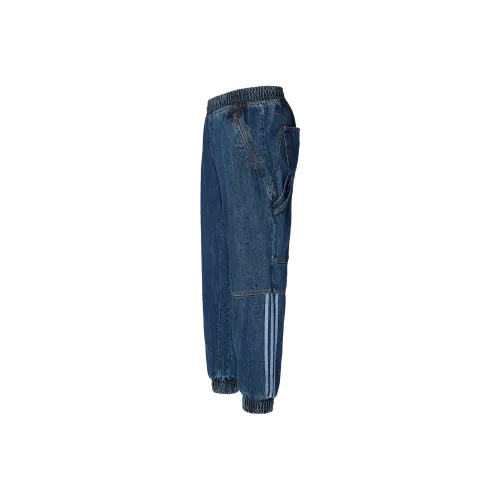 Adidas Knitted Sports Pants Men's Blue
