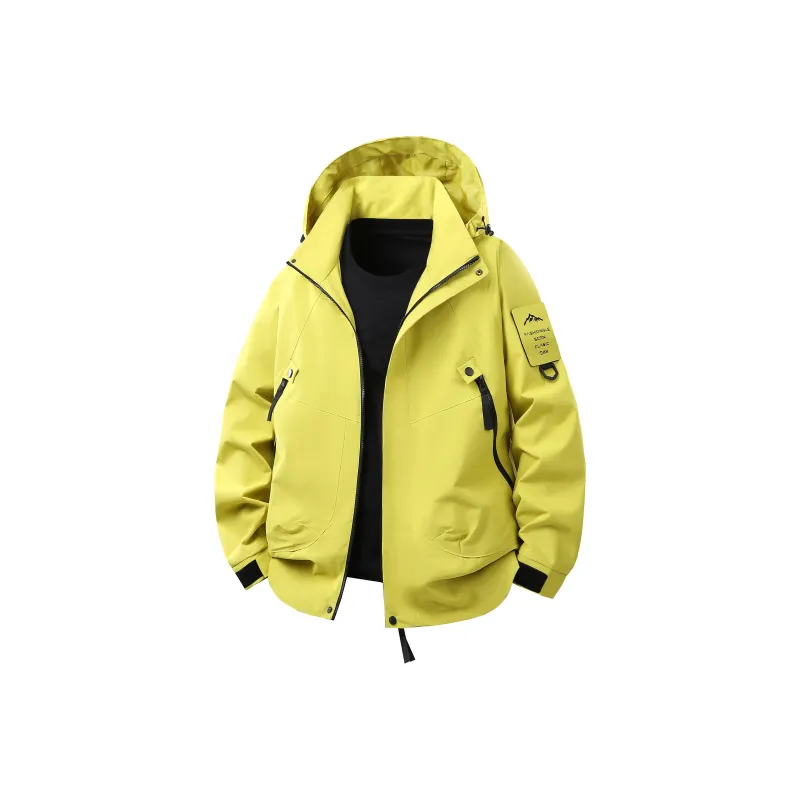 D&W Jackets Coats Unisex Neon Green-0