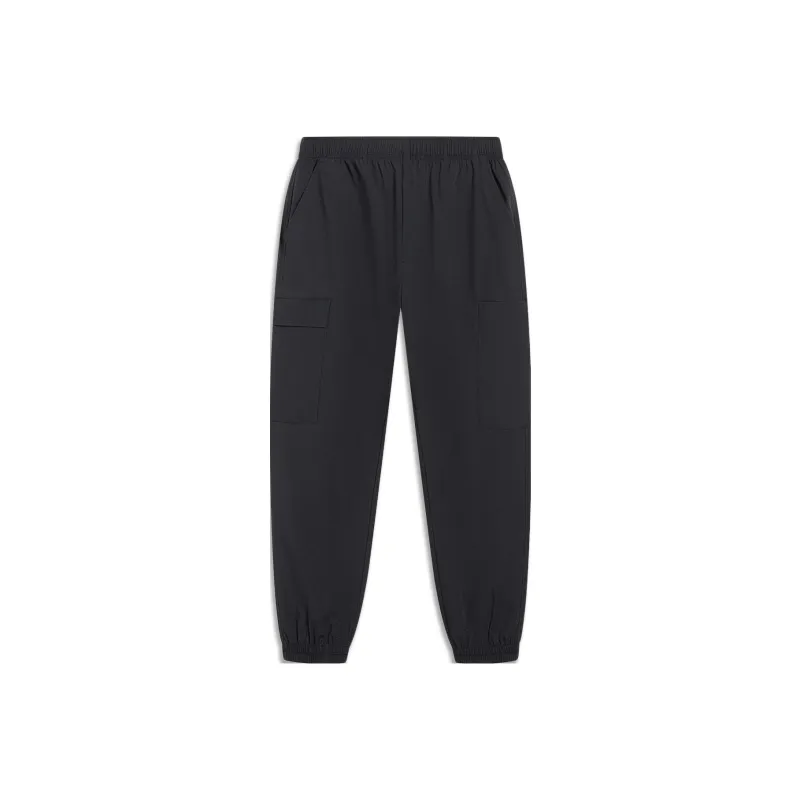 LiNing Sports Lifestyle Collection China Culture Collection Knitted Sports Pants Men's Black-0