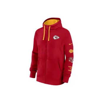 Nike Kansas City Chiefs Club Men's Nike Nfl Full Zip Hoodie