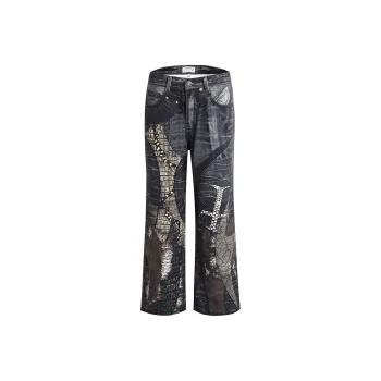 DND4DES Jeans Unisex Black