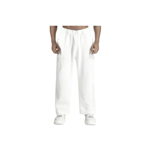 NORVINCY Warm Breathable Elastic Waistband Solid Color Casual Feather Unisex