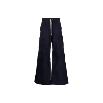 Rick Owens DRKSHDW Knitted Sweatpants Men Blue