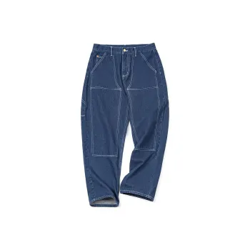 MADEN Jeans Men Denim Blue