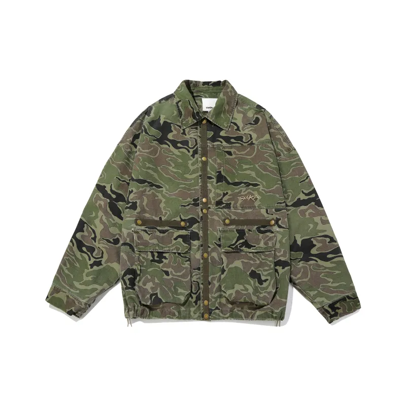 Guuka Jackets Coats Men's Khaki-8