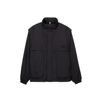 Asics AW24 CONVERTIBLE PADDED BLOUSON Jackets & Coats Unisex Black