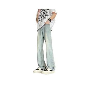 Children Of Huaxia Jeans Unisex Yellow Mud