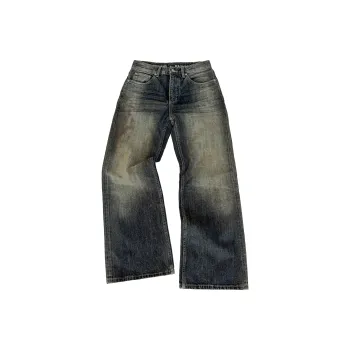 Haonanhuang Jeans Unisex Black