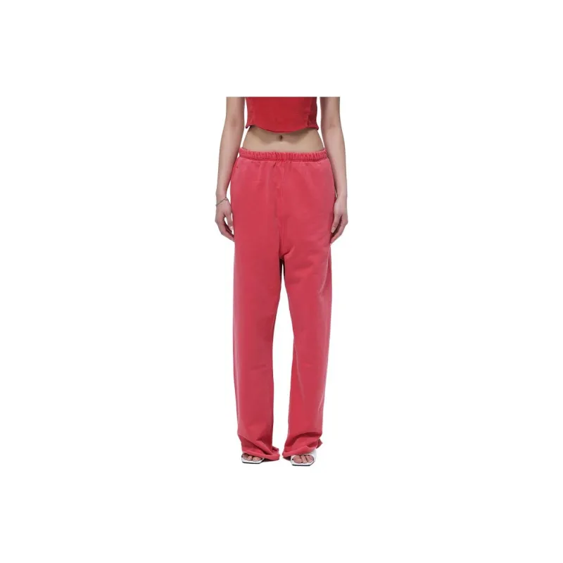 GREG ROSS Knitted Sports Pants Unisex Red-0