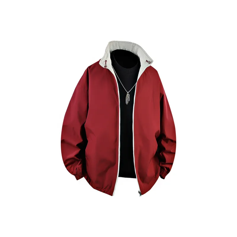 Magmode Jackets Coats Unisex Red-4