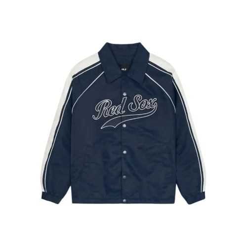 MLB Varsity Boston Red Sox Jackets & Coats Unisex Navy Blue