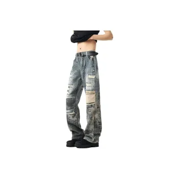 FASTFISH Jeans Unisex Blue