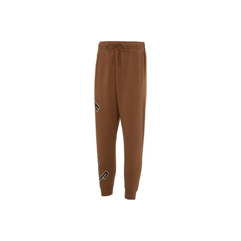Jordan Flight MVP Knitted Sweatpants Men Brown-0