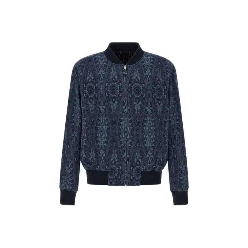 ETRO Patterned jacquard Bomber Jacket-0