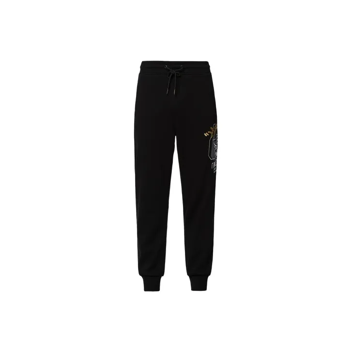 EVISU Knitted Sweatpants Men Black-0