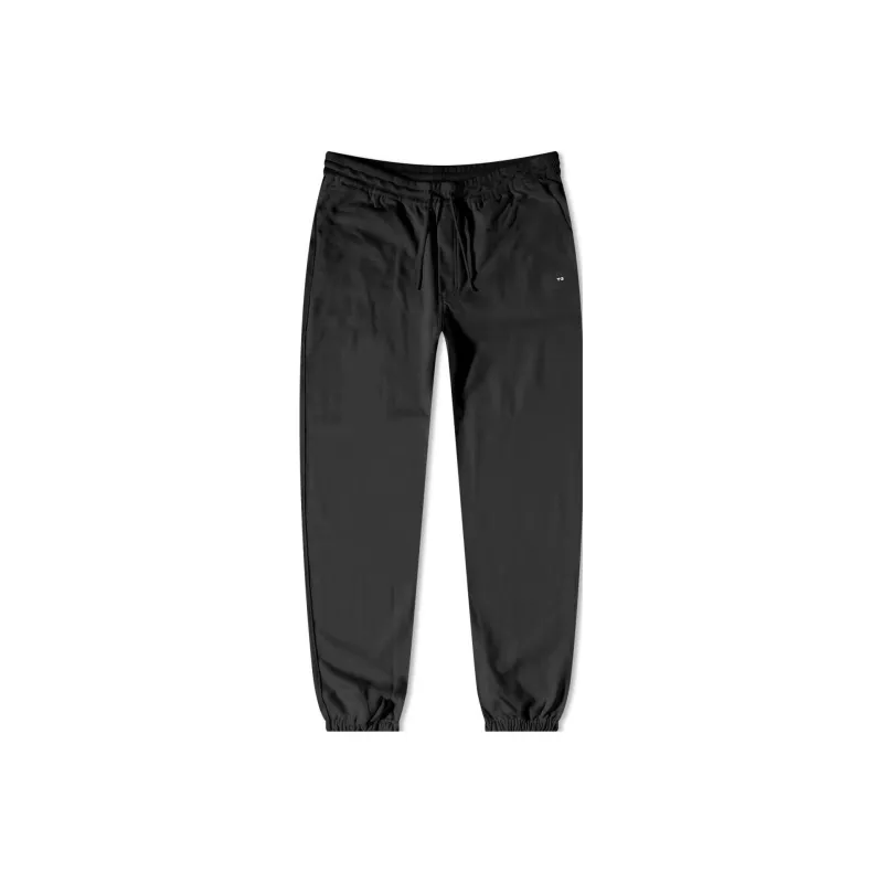Y-3 Logo-patch Cotton Track Pants-0