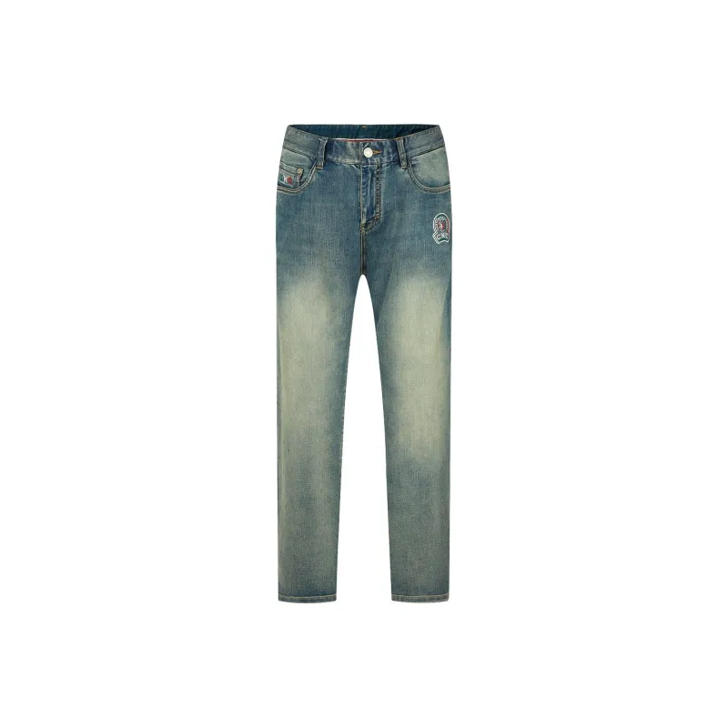 C'N'C Rhythm Party Series Jeans Men's Denim Blue-0