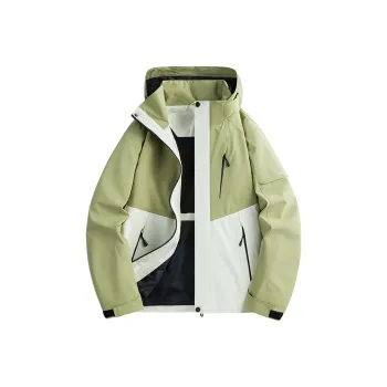 Mulinsen Jackets Coats Unisex Ivory White Fruit Green