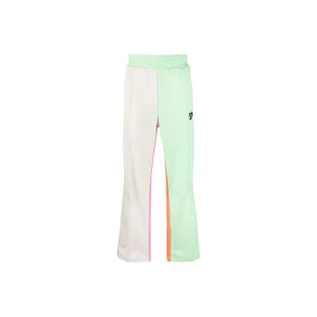 PALM ANGELS Logo Printed Colourblock Track Pants