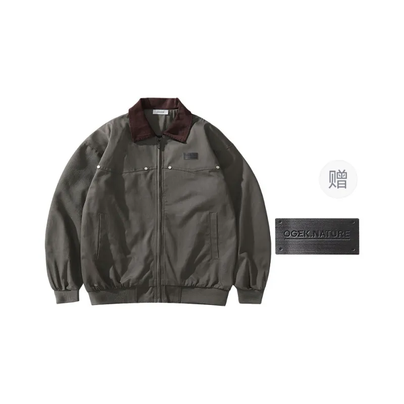 OGEK Jackets Coats Unisex Black-3