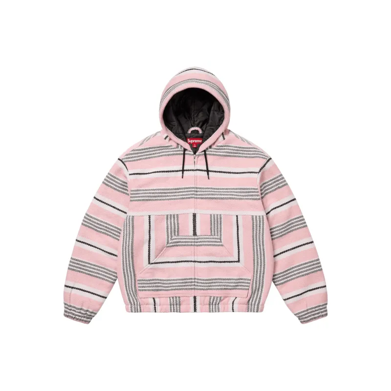 Supreme Woven Stripe Hooded Jacket-3