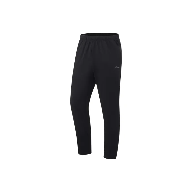 LINING Fitness Series Knitted Sweatpants Men Black-0