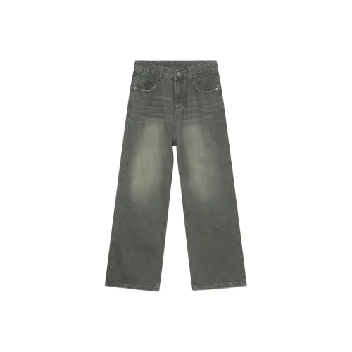 Voguo Relay Jeans Unisex Vintage Green