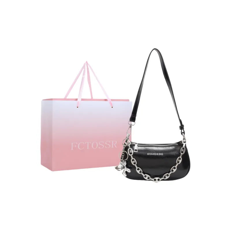 FCTOSSR PU Shoulder Bag Regular Women's White/Gray/Black/Pink/Coffee-10