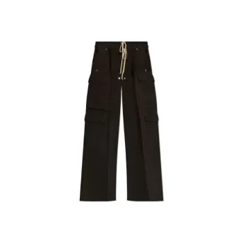 RICK OWENS Wide-Leg Drawstring Cargo Pants