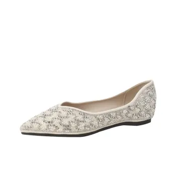 City Camel Casual Single Shoes Women's Ecru